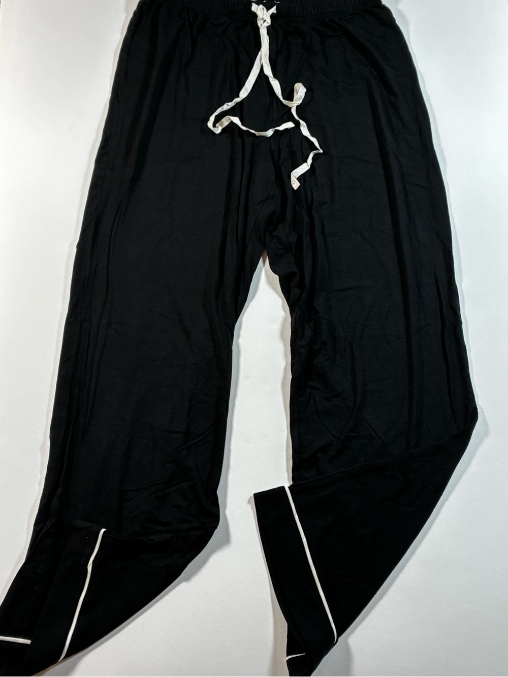 J. Crew Black Women’s Lounge Pants with Contrast Drawstring